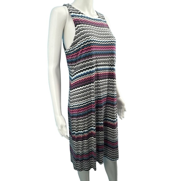 Athleta Modal Nomadic Chevron Santorini Dress Size Large Tall - Picture 3 of 9